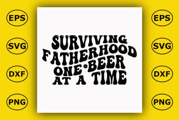 Retro Father s Day T-shirt Design, Survi