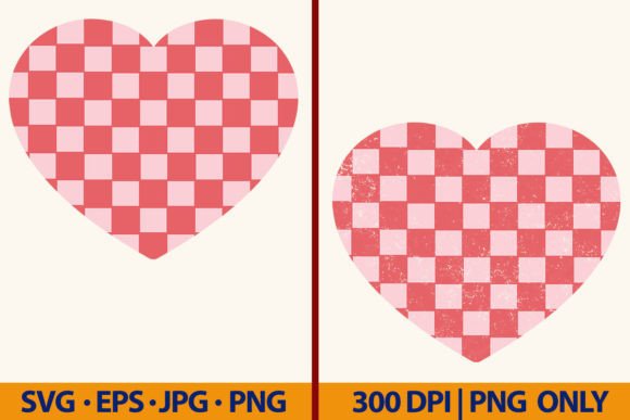 Retro Heart Valentine's Day, Checkered Review