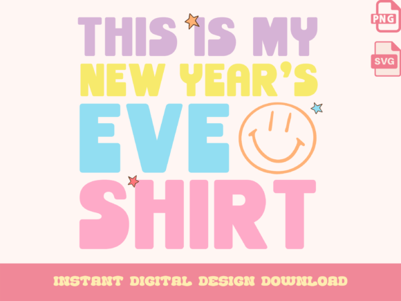 Retro New Year Design, New Year Shirt