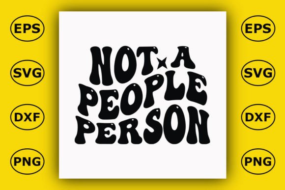 Retro Sassy T-shirt Design, Not a People Review