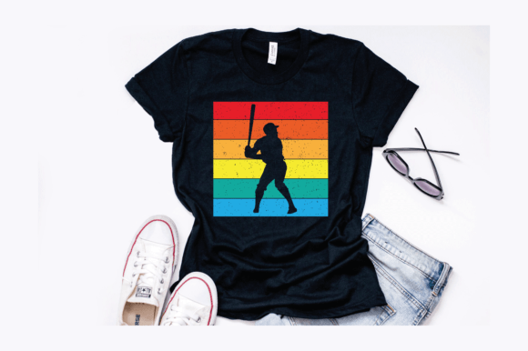 Retro Vintage Baseball Player Design Review