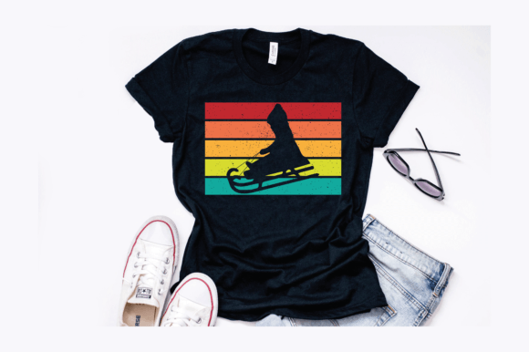 Retro Vintage Luge Design